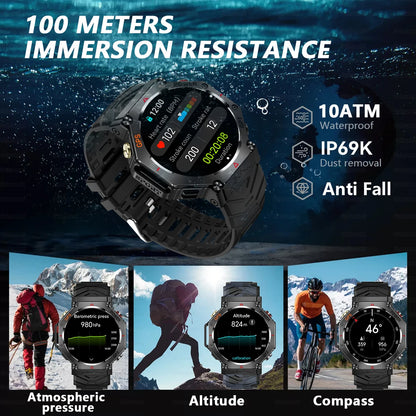 T-Rex 3 by LUXTORA – Rugged Luxury Smartwatch